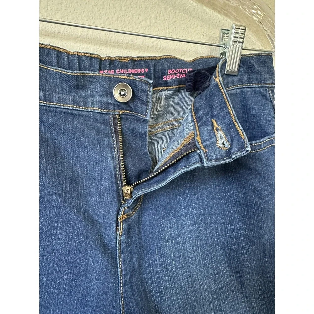 The Children's Place Girls Size 14 Medium Wash Denim‎ Bootcut Jeans